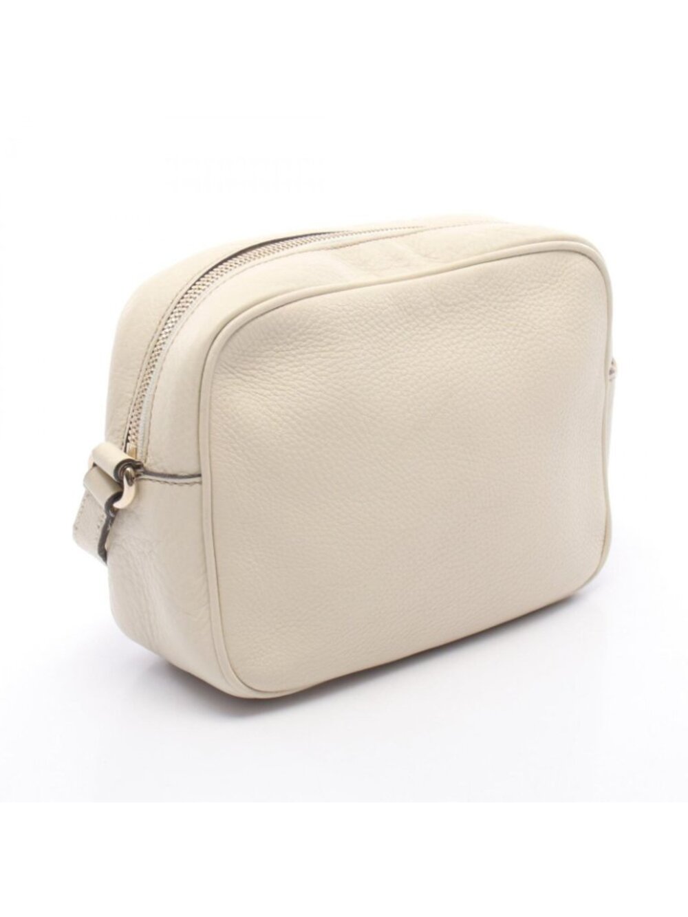 Gucci Shoulder Bag Soho Disco Interlocking Ivory Leather - Picture 2 of 7